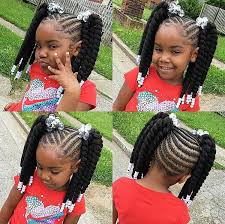 Use a cool hair accessory to fasten braids for kids into a cute little updo hairstyle. Braids For Kids 100 Back To School Braided Hairstyles For Kids