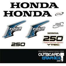 Sistema líder de carga de batería: Honda Bf250 250hp 4 Stroke Vtec Outboard Engine Decals Sticker Kit Ebay