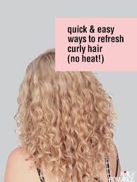 Well styled hair adds the perfect finishing touches to your carefully planned travel outfit! Quick And Easy Ways To Refresh Curly Hair Without Heat Hair Romance