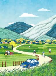 格上租車 樂遊誌 8月封面 golf courses field art