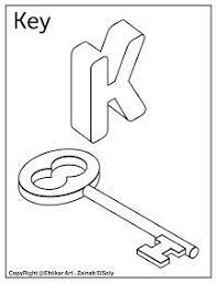 My daughter loves dab a dot painting printables. K For Key Alphabet Coloring Page Free High Quality Printable Page For Kids 3d Letter K Uppe Alphabet Coloring Pages Preschool Coloring Pages Alphabet Coloring