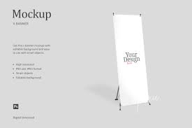 Download Standing X Banner Mock Up X Banner Mock Up Compatible With Affinity Designer Crella