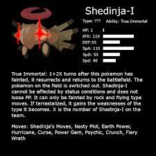 Balanced Hackmons is suspect testing Shedinja. : r/stunfisk