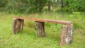 How To Build A Tree Trunk Bench Hobby Farms