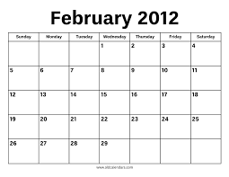 To print the calendar click on printable format link. February 2012 Calendar Printable Old Calendars