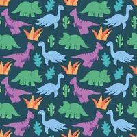 Learn english, or practice vocabulary in 10 different languages! Cute Dinosaurs Pattern Design Vector Dinosaurs Cute Kids Pattern For Girls And Boys Colorful Cartoon Animals On The Abstract Creative Seamless Background Artistic Backdrop For Textile And Fabric 2059559 Vector Art At