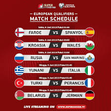 The site features the latest european football news, goals, an extensive archive of video and stats, as well as insights into how the organisation works, including information. Supersoccer Tv Pa Twitter Selain Piala Dunia U 20 Dan Uefa Nations League Pekan Ini Super Soccer Tv Juga Bakal Siarkan Beberapa Pertandingan Kualifikasi Euro 2020 Berikut Adalah Jadwal Pertandingan Yang Bisa Lo