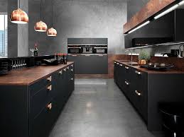 Black And Copper Kitchen Cabinets Kitchen Design Trends 2016 2017 Kitchen Design Trends Industrial Style Kitchen Modern Kitchen Design