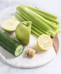 If your juicer has a high and low setting, run the celery and cucumber through first on the low setting. Celery Ginger Juice Recipe Detoxinista