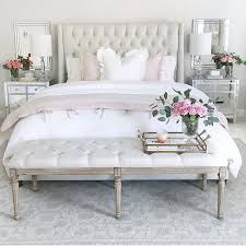 Thedecordiet On Instagram Bedroom Inspiration Bedroom Decor Tufted Linen Bed White Bedding White Duv Bedroom Interior Spring Bedroom Pink Bedroom Decor