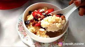 Take out an aluminum pot. Ploms Pap Milk Pap Sweet Couscous Recipe By Ayzah Cuisine Youtube