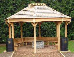 Custom built arbors are the first step in transforming your back yard into a useable area. Fire Pit Gazebo Archives The Hideout House Company