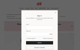 Passwords must contain at least 8 characters, including a letter and a number or special character. H M Credit Card Application Login Secure Login Tips