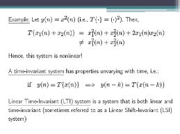 Signal And Systems Lti Systems Linear Time Invariant Systems Ppt Download