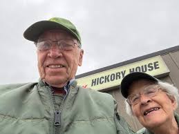 Celebrating the reopening of the Hickory House in Waterloo where Barbara &  I went when we were dating