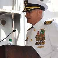 Capt. Michael Cribbs, commanding officer, Coast Guard