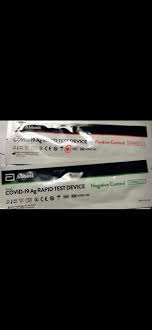 Device (panbio™) is ideally suited to meet this unmet global need. Abbott åœ¨twitter ä¸Š Krabbekopje We Have A Positive And Negative Control Swab In Each Test Kit To Ensure The Test Is Working Properly This Is Standard For Most Rapid Diagnostic Tests Throughout