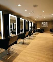 Odyssey Double Sided Salon Barber Mirror Styling Station With Led Light Salon Interior Design Salon Interior Beauty Salon Interior