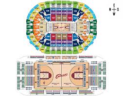 precise quicken loans seating view map of quicken loans