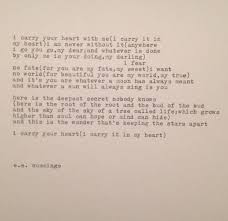Ee Cummings I Carry Your Heart Poem Typed On By Whitecellardoor Quotes East Of Eden Quotes Love Words