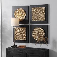 Uttermost Boaz Antique Gold Wall Decor Set Of 2 04200 Bellacor In 2021 Silver Wall Decor Wall Art Decor Living Room Gold Wall Decor