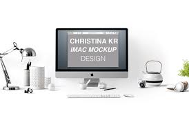 Imac With Editable Smart Objects Free Mockup Mockup Design Computer Mockup Mockup Desk