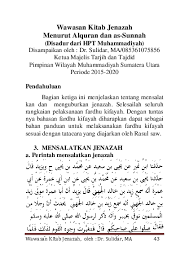 Tata Cara Sholat Jenazah Perempuan Muhammadiyah