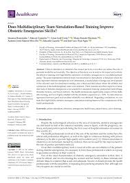 PDF) Does Multidisciplinary Team Simulation-Based Training Improve  Obstetric Emergencies Skills?