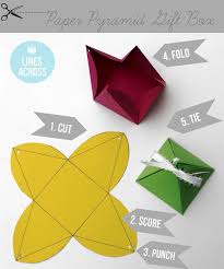 It shouldn't be this hard or expensive to find a pretty gift box. How To Make Paper Pyramid Gift Box Diy Crafts Handimania Creative Diy Gifts Simple Gift Wrapping Diy Gift Box