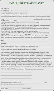 A certified copy of the death certificate is also required to be filed along with the small estate affidavit in maryland. Free Small Estate Affidavit Form Small Estate Affidavit Form