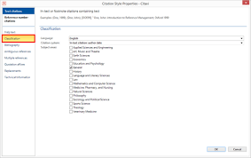 These citations correspond to entries in your reference list. Citavi In Detail Using Citation Styles Creating Citation Styles Setting Citation Style Properties