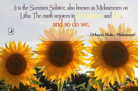 Thank you for light and warmth. Summer Solstice And The Moon Sees All