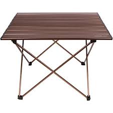 Trekology Camping Beach Table With Aluminum Table Top Portable Folding Table In A Bag For Beach Picnic Camp Patio Aluminum Table Folding Table Camping Table