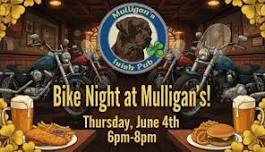 Wilkins Bike Night at Mulligan's Irish Pub!