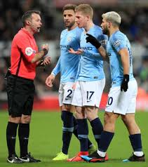 Guardiola celebrates 'incredible' man city journey after reaching champions league final. 20190129 Newcastle 2 1 Manchester City Kyle Walker Kevin De Bruyne And Sergio Aguero Paul Tierney Matt Mcnulty Man City Via Getty Images