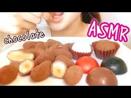 ザクザク系咀嚼音asmr音フェチ動画 youtube あんみつ チョコ チョコレート専門店