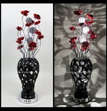 Http Www Wirelamps Co Uk Wlt2025 5red Html Height 90cm Width 25cm Depth 25cm Black Ceramic Vase Wire Lamp Delightful Lighting Black Vase Luxury Table Lamps
