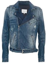 Pierre Balmain Denim Biker Jacket Denim Jacket Men Designer Denim Jacket Jackets Men Fashion