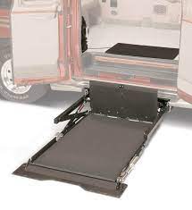 It has a low profile design to increase visibility for safety. Wheelchair Lifts For Vans Cars Ada Commercial Braunability