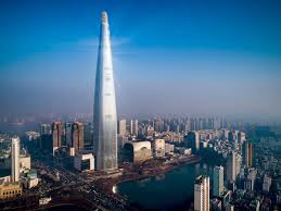 The 123 Story Lotte World Tower In Seoul Is Made Of 20 Different Types Of Glass Lotte World Tower Lotte