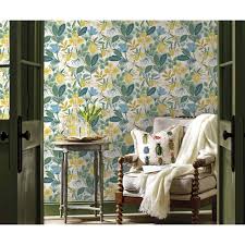 Shop italian fabric by the yard, wallpapers and home decor items with hundreds of amazing shop italian designs in fabric, wallpaper and home decor. Rifle Paper Co Amalfi Blue Green Peel Stick Wallpaper Relish Decor