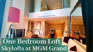 So, here's a modified 2 bedroom mgm skyloft. Skylofts At Mgm Grand Las Vegas One Bedroom Loft 5k Subscriber Special Youtube