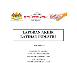 Abstraklatihan industri adalah sangat penting kepada para pelajar kerana dengan adanya pengalaman dari latihan ini, pelajar dapat melatih diri dan merasai suasana sebenar alam. Contoh Laporan Teknikal Latihan Industri