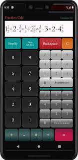 Enter the expression you want to evaluate. Fraction Calculator App Fraction Calc