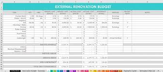 Free home renovation budget spreadsheet can be beneficial inspiration for those who seek. How I Use Excel To Organize A Home Renovation Budget Spending Program Paint Colors Contacts Quotes All About Planners
