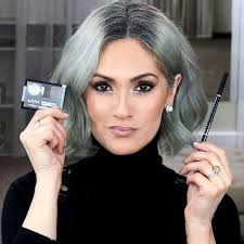 How To Find Your Perfect Eyebrow Shade 15 Swatches Grey Hair Eyebrows Hair Color For Black Hair Grey Eyebrows