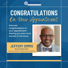 NAHSE NC MEMBER SPOTLIGHT Please join us in congratulating Jeffrey Simms…