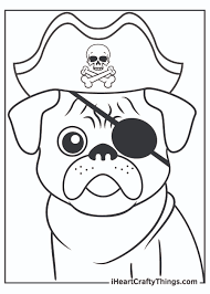 Have fun with cute cats & dog halloween coloring pages !! Pug Coloring Pages Updated 2021