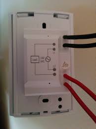 The 'red' wire has to be connected to the 'r' terminal of furnace & thermostat, and similarly the 'white' wire has to be connected to the 'w' terminal of furnace & thermostat. Installing Double Pole Line Voltage Thermostat Home Improvement Stack Exchange
