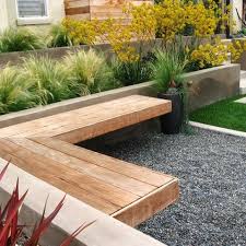 Modern Garden Bench Design Ideas Pictures Remodel And Decor Backyard Landscaping Modern Landscaping Garden Seating